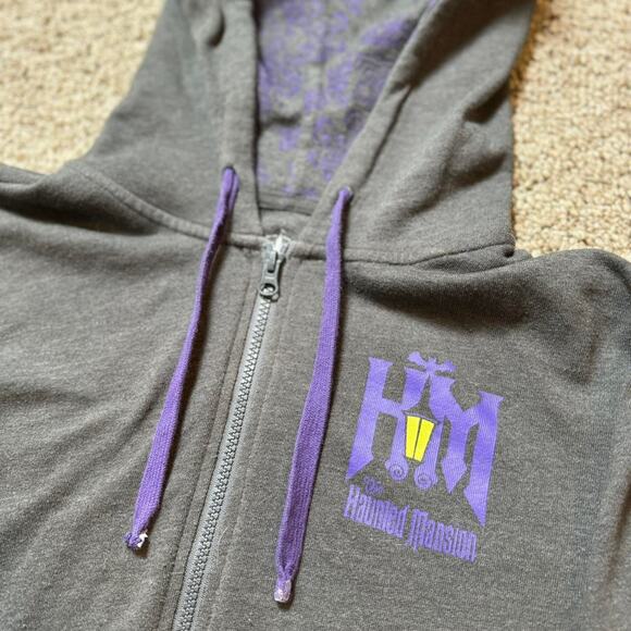 Disney haunted mansions rare vintage Zip Up Jacket Size XL (Fits Smaller) - Picture 3 of 7